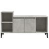 Mueble Para Tv Madera Contrachapada Gris Hormigón 100x35x55 Cm Vidaxl