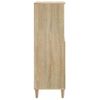 Aparador Alto Madera Contrachapada Color Roble 60x36x110 Cm Vidaxl