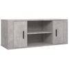 Mueble Para Tv Contrachapada Gris Hormigón 100x35x40 Cm Vidaxl