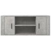 Mueble Para Tv Contrachapada Gris Hormigón 100x35x40 Cm Vidaxl