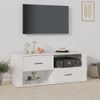 Mueble Para Tv Madera Contrachapada Blanco 100x35x40 Cm Vidaxl