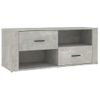 Mueble Para Tv Contrachapada Gris Hormigón 100x35x40 Cm Vidaxl