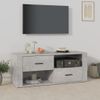 Mueble Para Tv Contrachapada Gris Hormigón 100x35x40 Cm Vidaxl