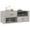 Mueble Para Tv Contrachapada Gris Hormigón 100x35x40 Cm Vidaxl