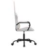 Silla Gaming Cuero Sintético Blanco Y Rosa Vidaxl