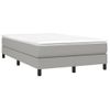 Estructura De Cama De Tela Gris Claro 120x200 Cm Vidaxl