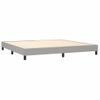 Estructura De Cama Gris Claro Tela 200x200 Cm Vidaxl