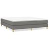 Estructura De Cama Tela Gris Oscuro 180x200 Cm Vidaxl