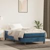 Estructura De Cama De Terciopelo Azul 80x200 Cm Vidaxl