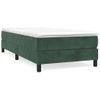 Estructura De Cama De Terciopelo Verde 90x200 Cm Vidaxl