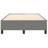 Estructura De Cama De Tela Gris Oscuro 120x200 Cm Vidaxl