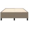 Estructura De Cama De Tela Gris Taupe 120x200 Cm Vidaxl