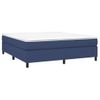 Estructura De Cama Tela Azul 180x200 Cm Vidaxl