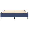 Estructura De Cama Tela Azul 180x200 Cm Vidaxl