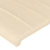 Cabecero De Tela Color Crema 93x23x78/88 Cm Vidaxl