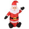 Papá Noel Inflable Led 120 Cm Ambiance