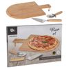 Set Para Pizza 3 Piezas Bambú 43x30 Cm Excellent Houseware