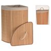 Cesto Para La Colada Esquinero Bambú Bathroom Solutions