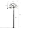 Árbol Led 100 Cm Con 240 Leds Blanco Cálido Ip44 Ecd Germany