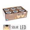 Tarro De Cristal Led Solar Kesia Blanco Cálido 2700k