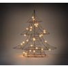 Árbol De Navidad 30 Cm Con 20 Luces Led Blanco Cálido Ecd Germany