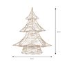 Árbol De Navidad 40 Cm Con 30 Luces Led Blanco Cálido Ecd Germany