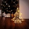 Árbol De Navidad 40 Cm Con 30 Luces Led Blanco Cálido Ecd Germany