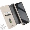 Funda De Piel Para Iphone 15 Funda Desmontable Antichoque Cartera Decoded Beige