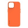 Funda Magsafe Para Iphone 15 Silicona Mat Suave Grafito Naranja Decoded