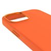 Funda Magsafe Para Iphone 15 Silicona Mat Suave Grafito Naranja Decoded