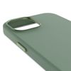 Funda Magsafe Para Iphone 15 Plus Silicona Mat Suave Grafito Verde Decoded