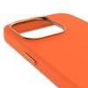 Funda Magsafe Para Iphone 15 Pro Max Silicona Mat Suave Grafito Naranja Decoded