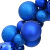 Corona De Bolas De Navidad Poliestireno Azul 175 Cm Vidaxl