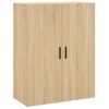 Armario De Pared 2 Unidades Roble Sonoma 69,5x34x90 Cm Vidaxl