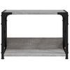 Soporte De Impresora 2 Niveles Gris Sonoma 44x26x31,5 Cm Vidaxl