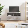 Mueble De Tv Madera De Ingeniería Gris Sonoma 80x36x50 Cm Vidaxl