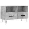 Mueble Para Tv Madera Contrachapada Gris Hormigón 80x36x50 Cm Vidaxl