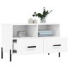 Mueble Para Tv Madera Contrachapada Blanco 80x36x50 Cm Vidaxl