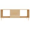 Mesa De Centro Madera Contrachapada Roble Sonoma 102x50x40 Cm Vidaxl