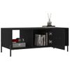 Mesa De Centro Madera Contrachapada Negro 102x50x40 Cm Vidaxl