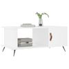 Mesa De Centro Madera Contrachapada Blanco 90x50x40 Cm Vidaxl