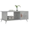 Mesa De Centro Madera Contrachapada Gris Hormigón 90x50x40 Cm Vidaxl