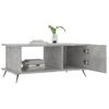 Mesa De Centro Madera Contrachapada Gris Hormigón 90x50x40 Cm Vidaxl