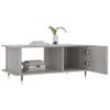 Mesa De Centro Madera Contrachapada Gris Sonoma 90x50x40 Cm Vidaxl