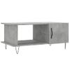 Mesa De Centro Madera Contrachapada Gris Hormigón 90x50x40 Cm Vidaxl