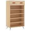 Zapatero Madera De Ingeniería Roble Sonoma 60x35x105 Cm Vidaxl