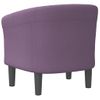 Sillón De Tela Morado Vidaxl