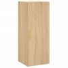 Armario De Pared Roble Sonoma 34,5x34x90 Cm Vidaxl