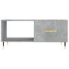 Mesa De Centro Madera Contrachapada Gris Hormigón 90x50x40 Cm Vidaxl