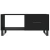 Mesa De Centro Madera Contrachapada Negro 90x50x40 Cm Vidaxl